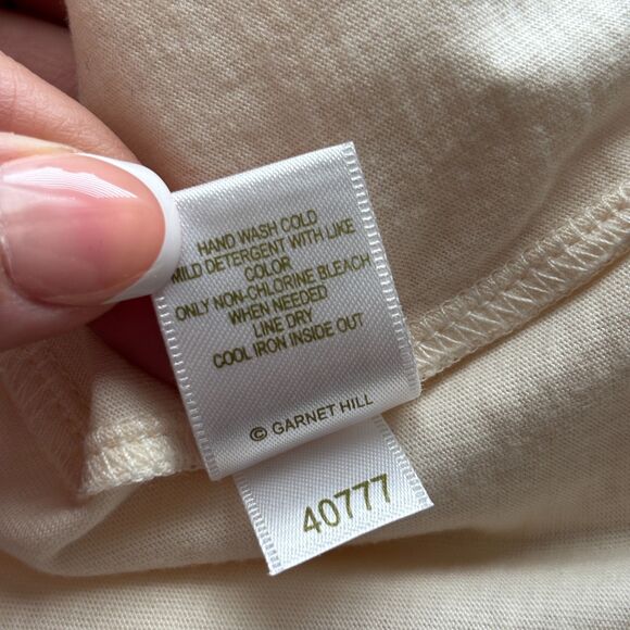 Garnet Hill Lace Tank Dress Cottagecore Fairy Romantic Wedding Ivory Sz 10 E153 - Picture 9 of 10